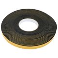 vidaXL Samolepiaca penová páska Čierna 10mm x 10m CR Pena