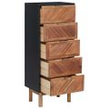 vidaXL Komoda 45x32x115 cm akáciový masív a MDF