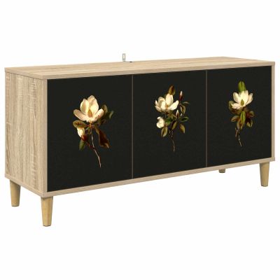 vidaXL TV skrinka BREMEN 102 x 33 x 50 cm Sonoma Kompozitné drevo