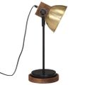 vidaXL Stolová lampa 25 W starožitná mosadzná 17x17x50 cm E27