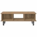 vidaXL TV stolík 100 x 35 x 35 cm Remeselný dub Kompozitné drevo