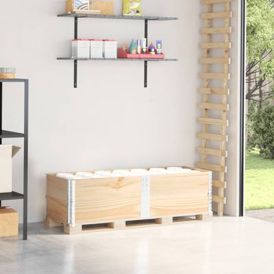 vidaXL Paletové ohrádky 2 ks 150x50 cm borovicový masív