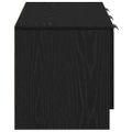 vidaXL TV skrinka 102 x 35 x 36,5 cm Čierny dub Kompozitné drevo