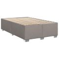 vidaXL Boxspring posteľ s matracom sivohnedý 100x200 cm látka