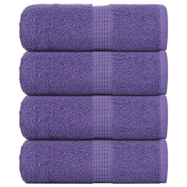 vidaXL Utierky na umývanie FROGN 4 ks fialové 30x30 cm 360 g/m²