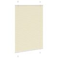 vidaXL plisovaná roleta krémová 90x100 cm Šírka látky 89,4 cm