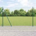 vidaXL Euro plot s betónovým podstavcom 10 x 1,4 m PVC potiahnutá oceľ