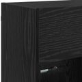 vidaXL TV nástenná skriňa 98,5 x 30 x 60,5 cm Čierny dub