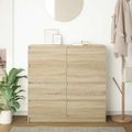 VidaXL Príborník Dub Sonoma 100x35x99 cm Engineered Wood
