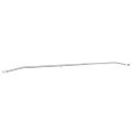vidaXL Nosník plachty na prívesy 4 Strieborná 136-218 cm Hliník