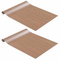vidaXL Samolepiace tapety na nábytok 2 ks, svetlý dub 500x90 cm, PVC