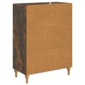 vidaXL Servírovacia skriňa Dymový dub 66 x 34,5 x 90 cm