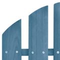 vidaXL 2-miestna záhradná stolička a taburetka Adirondack jedľa modrá