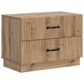 vidaXL Nočný stolík Dub artisan 62 x 34,5 x 44,5 cm Kompozitné drevo