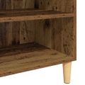 vidaXL Servírovacia skriňa Staré drevo 57 x 35 x 89.5 cm