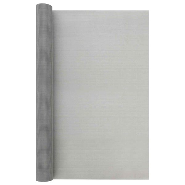 vidaXL Sieťová obrazovka 80 x 1000 cm 30 Mesh Nerezová oceľ 201