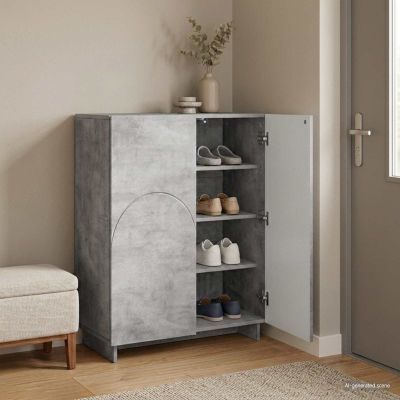 vidaXL Skrinka na topánky 73 x 38 x 87,5 cm Kompozitné drevo