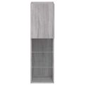 vidaXL TV skrinky s LED svetlami 2 ks sivé sonoma 30,5x30x102 cm