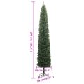 vidaXL Úzky vianočný stromček so stojanom 270 cm PVC