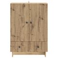 vidaXL Servírovacia skriňa Remeselný Dub 66 x 34,5 x 95 cm