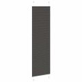 vidaXL Plisovaná roleta čierna 65x200 cm šírka látky 64,4 cm polyester