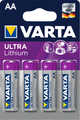 Varta Professional Lithium AA 4x