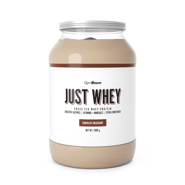 Just Whey Grass-Fed Protein – GymBeam, čokoládový milkshake, 2000 g