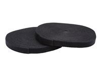 Cut-to-Size Reusable Cable Ties - Bulk Industrial Wire Fastener Tape - Adjustable Fabric Wraps - Black (HKLP100) - Role káblovej pásky - 30.4 m - pre P/N: CMHOOK1U, HKLP100BL, HKLP100GN, HKLP100RD, HKLP100YW