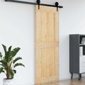 vidaXL Dvere NARVIK 85 x 210 cm Masívne borovicové drevo (neupravené)