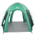 vidaXL Bazénový stan so strechou Morská zelená 366 x 305 x 231 cm