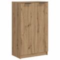 vidaXL Nástenná skrinka dub artisian 59x35x100,5 cm kompozitné drevo