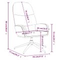 vidaXL Relaxačné kreslo bledosivé umelá semišová koža