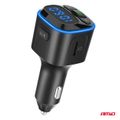 FM transmitter 1×USB-A 2×USB-C 12/24V AMiO-04651