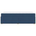 vidaXL Rám postele s matracmi Modrá 90 x 200 cm látka