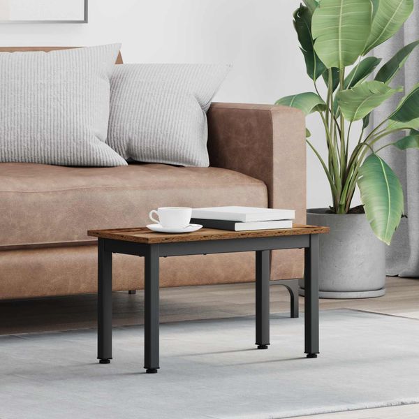 vidaXL Konferenčný stolík Staré drevo 60 x 30 x 36 cm Kompozitné drevo