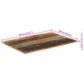 vidaXL Obdĺžniková stolová doska 60x90 cm, 15-16 mm, recyklovaný masív