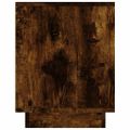 vidaXL TV skrinka dymový dub 102x35x45 cm spracované drevo