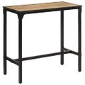 vidaXL Barový stôl 110x55x107 cm masívne surové mangovníkové drevo