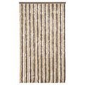 vidaXL Záves proti hmyzu tmavohnedý a béžový 100x220 cm ženilka