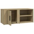 vidaXL TV skrinka dub sonoma 80x31,5x36 cm spracované drevo