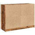 vidaXL Komoda staré drevo 102x37x75,5 cm kompozitné drevo