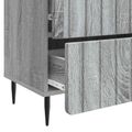vidaXL Nočný stolík Sivá sonoma 62 x 34,5 x 49,5 cm Kompozitné drevo