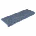 vidaXL Samolepiace nášľapy na schody vzhľad sisal 30ks 65x21x4cm modré