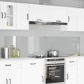 vidaXL Kuchynský obklad 2 ks Priehľadná 110 x 50 cm tvrdené sklo