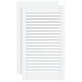 vidaXL Lamelové dvierka na skrinku 2 ks, biele 69x39,4 cm, borovica