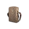 Puzdro Guess GUTB10G4GFBR 10" hnedé Big Metal Logo