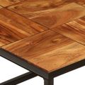 vidaXL Konferenčný stolík 110x60x40 cm akáciový masív a oceľ