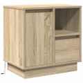 vidaXL Nočný stolík 2 ks Sonoma dub 50 x 34,5 x 50 cm Kompozitné drevo