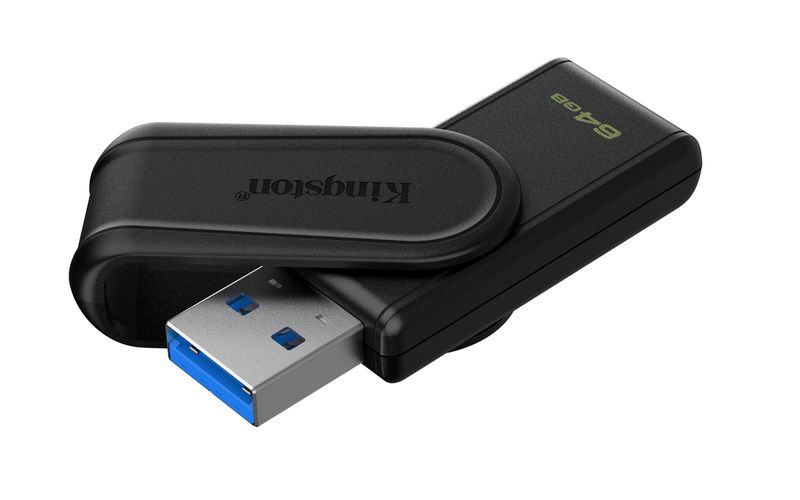 DataTraveler Exodia S/64GB/USB 3.2/USB-A/Čierna