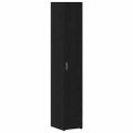 vidaXL Highboard Čierny dub 30 x 42,5 x 185 cm